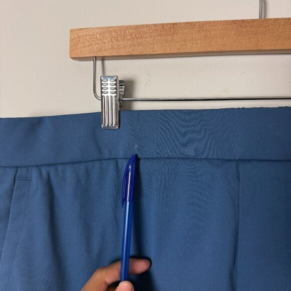 Bonobos Mens Stretch Flat Front Blue Pants - Picture 2 of 6